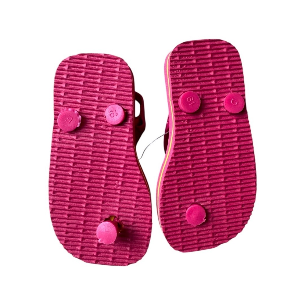 NWT Havaianas Baby Brasil Logo Pink Flip Flop Sandals Baby Size 6C - Picture 6 of 6